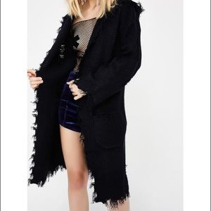 ❌SOLD❌ Dolls kill perfectly flawed hooded cardigan